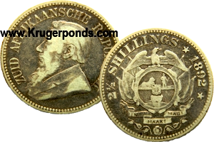 1892 ZAR 2½ Shilling