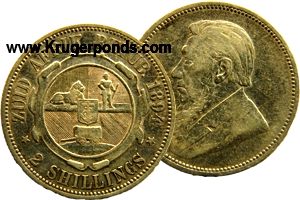 1894 ZAR Florin Silver