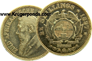 1897 ZAR two and half shillings