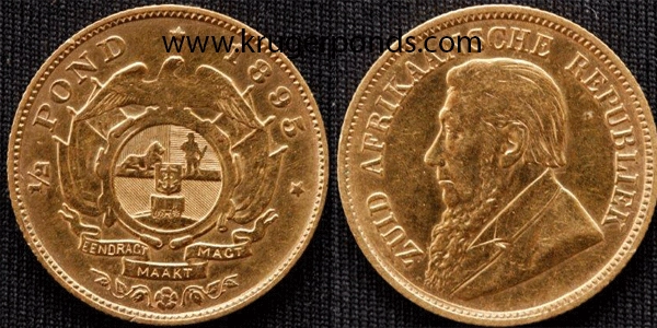 1895 Half Kruger Pond